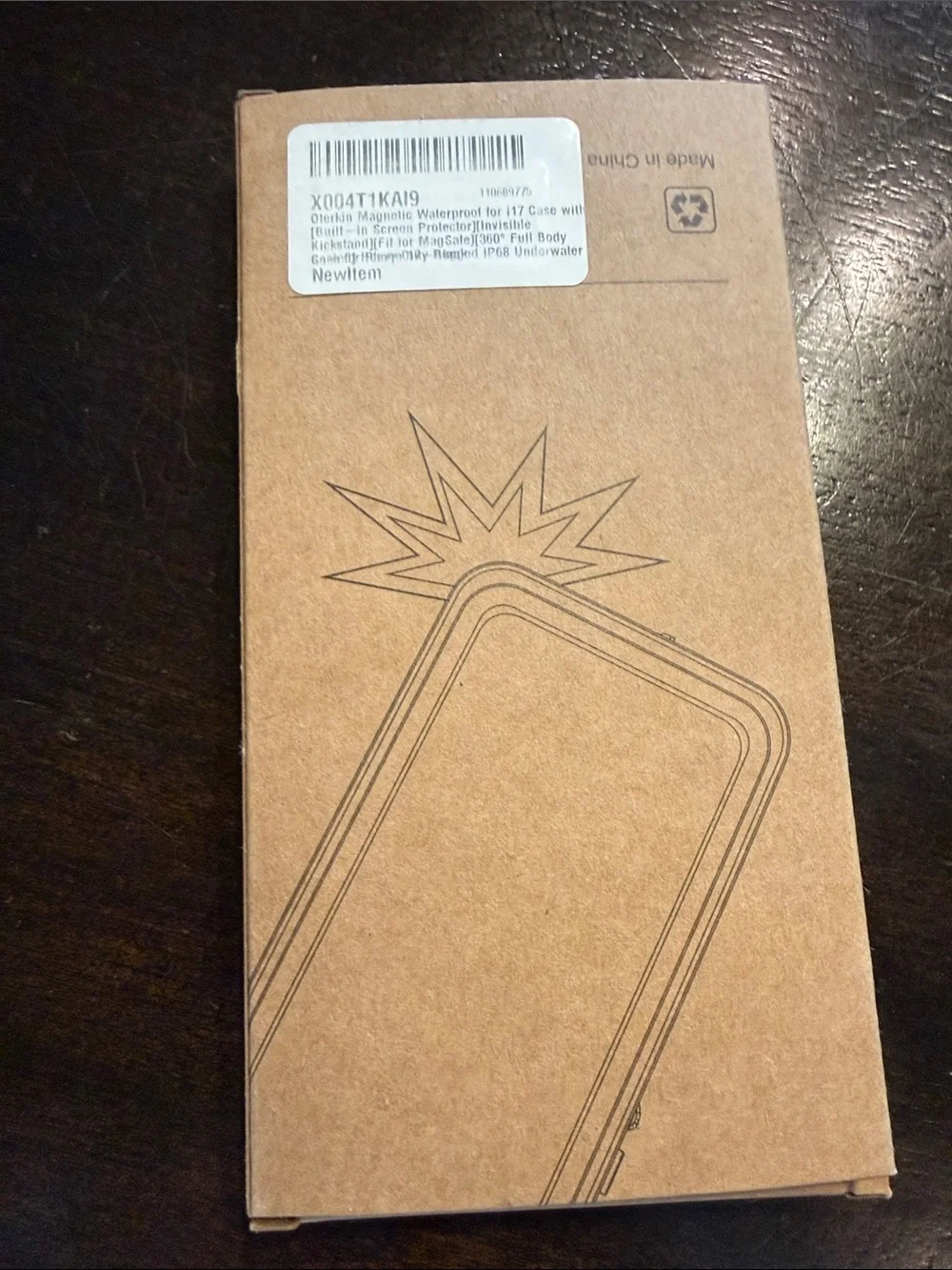 iP17 Black - Rugged Protective I phone Cover